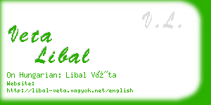veta libal business card